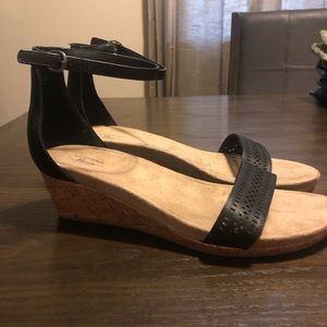 BASS Ankle Strap Wedges